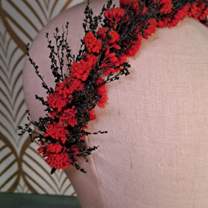 Diadema flor preservada