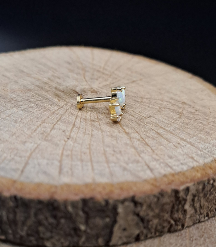 Labret plata 925 arco - Imagen 2