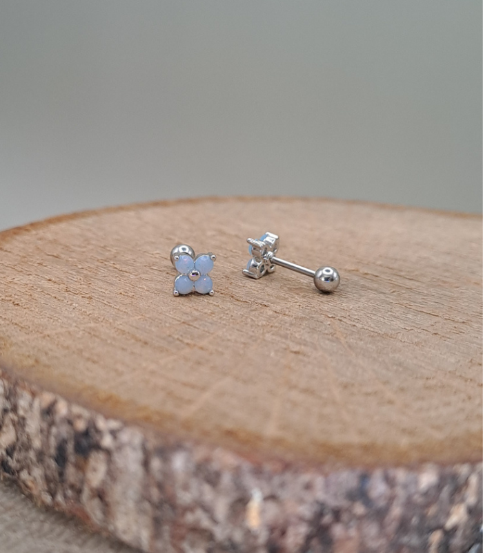 Pack 2 piercing mini flores - Imagen 2