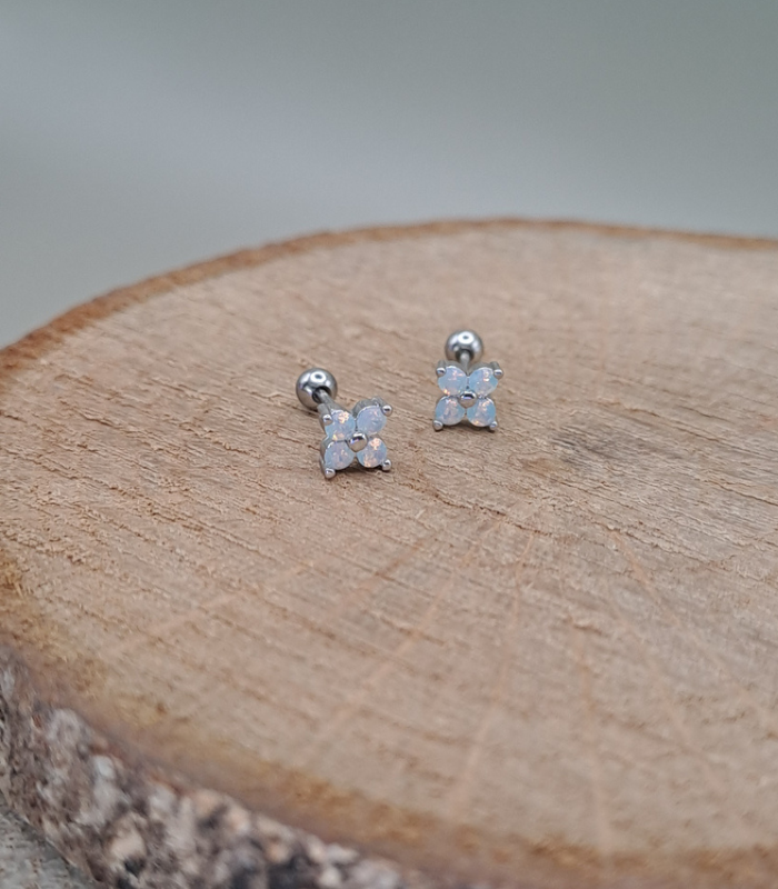 Pack 2 piercing mini flores