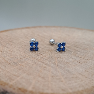 Pack 2 piercing mini flores