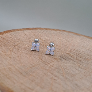 Pack 2 piercing mini flores