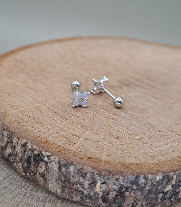 Pack 2 piercing mini flores - Imagen 2