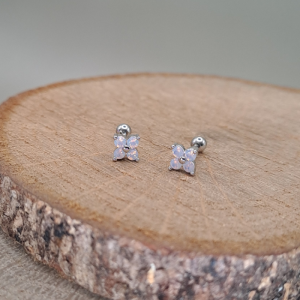 Pack 2 piercing mini flores