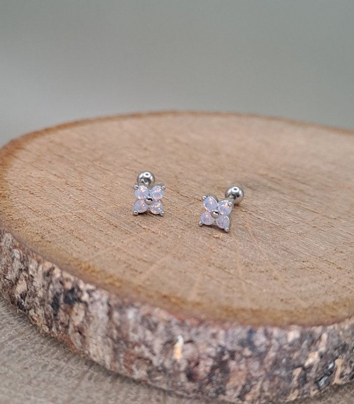 Pack 2 piercing mini flores