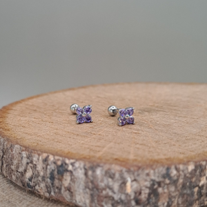 Pack 2 piercing mini flores